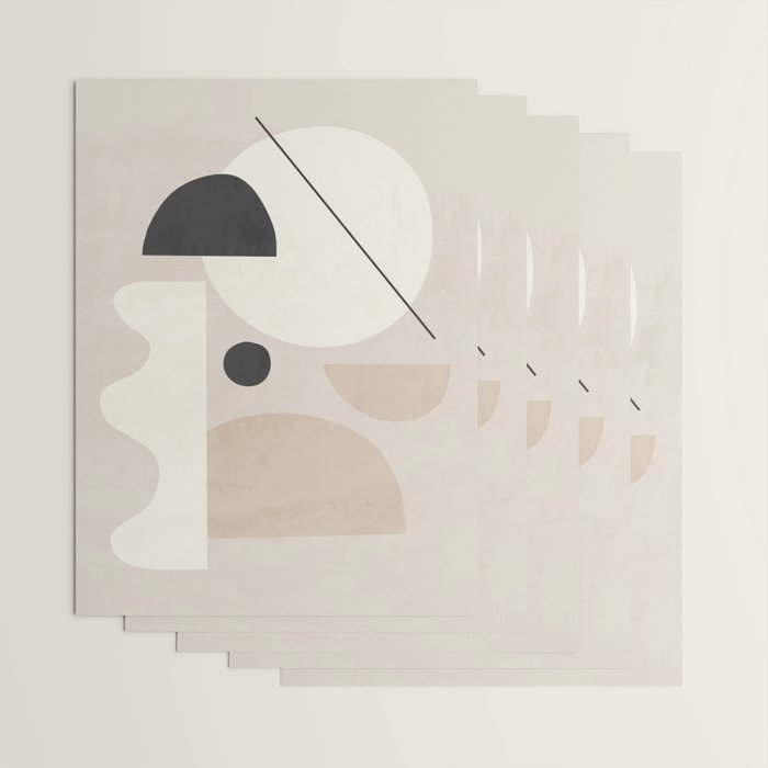 Abstract Minimal Shapes 25 Wrapping Paper Gallery Image 3