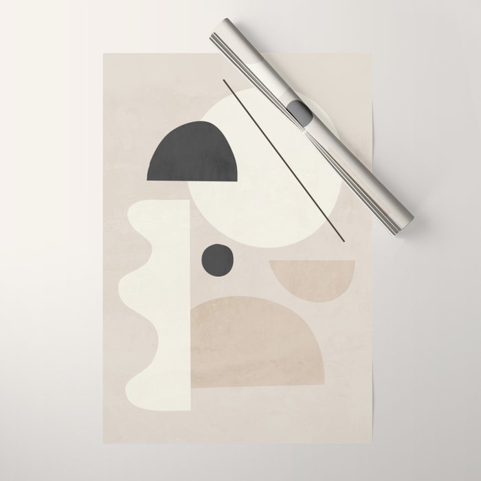 Abstract Minimal Shapes 25 Wrapping Paper Gallery Image 1