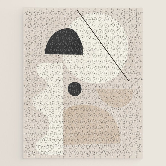 Abstract Minimal Shapes 25 Jigsaw Puzzle Gallery Image 1