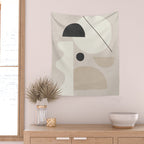 Abstract Minimal Shapes 25 Wall Tapestry Gallery Image 2