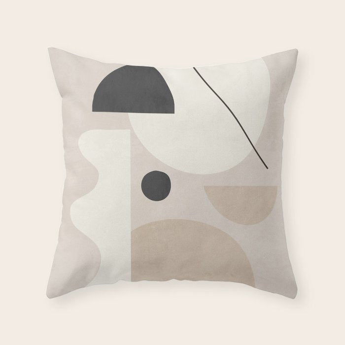 Abstract Minimal Shapes 25 Throw Pillow Gallery Image 6