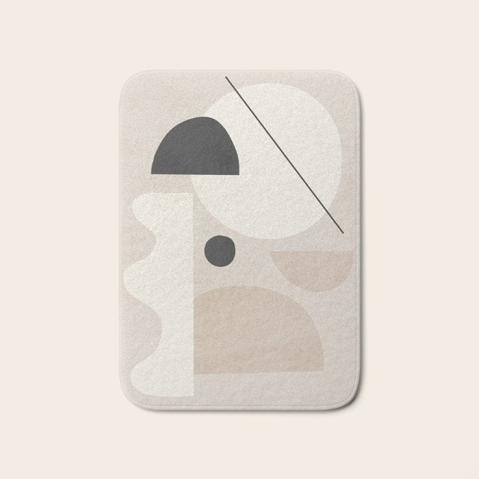 Abstract Minimal Shapes 25 Bath Mat Gallery Image 1
