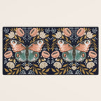William Morris Butterfly - Midnight Garden Desk Mat Gallery Image 3