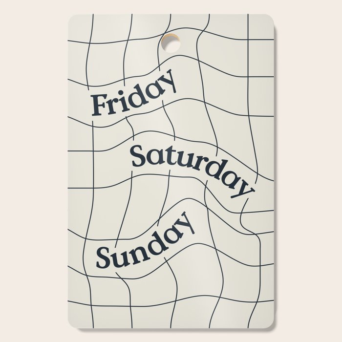 The Weekend Cutting Board Gallery Image 1