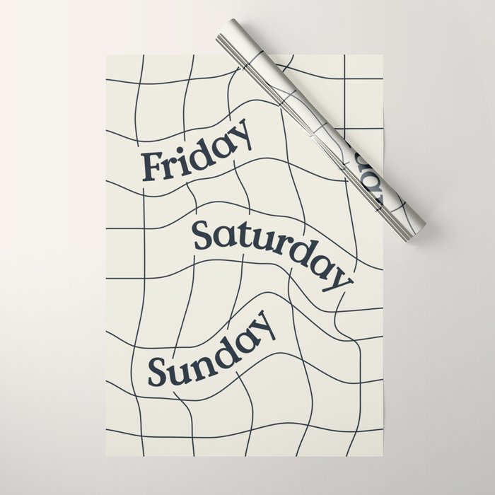The Weekend Wrapping Paper Gallery Image 1