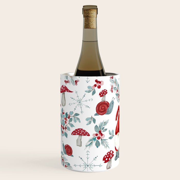 Gnome For The Holidays - Christmas Pattern Wine Chiller Gallery Image 3