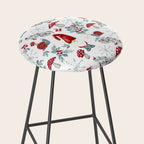 Gnome For The Holidays - Christmas Pattern Stool Gallery Image 2