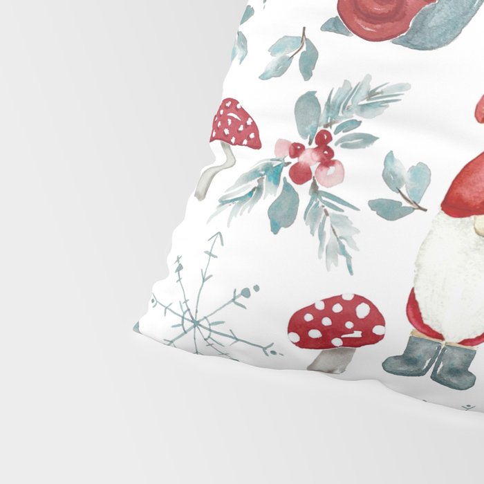 Gnome For The Holidays - Christmas Pattern Pillow Sham Gallery Image 4
