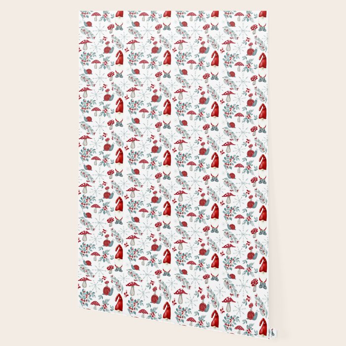 Gnome For The Holidays - Christmas Pattern Wallpaper Gallery Image 2