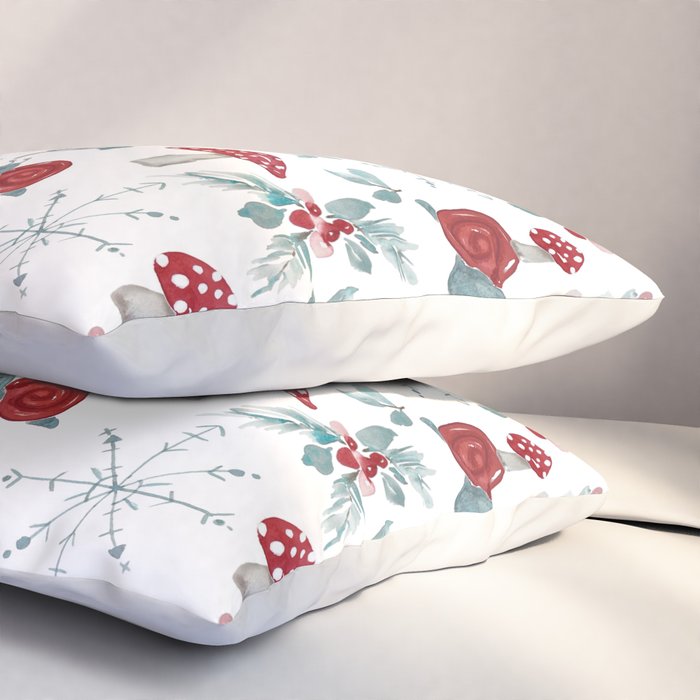 Gnome For The Holidays - Christmas Pattern Pillow Sham Gallery Image 3