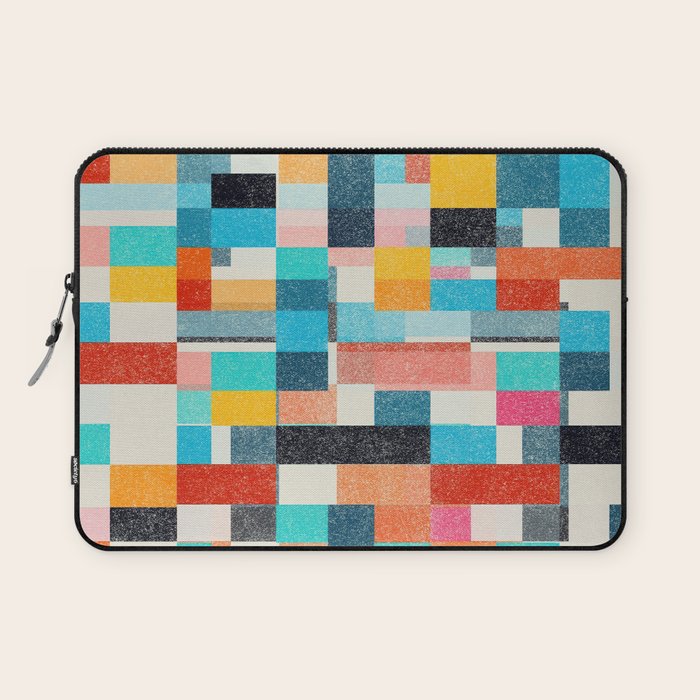 Colorful Retro Elements Laptop Sleeve Gallery Image 1