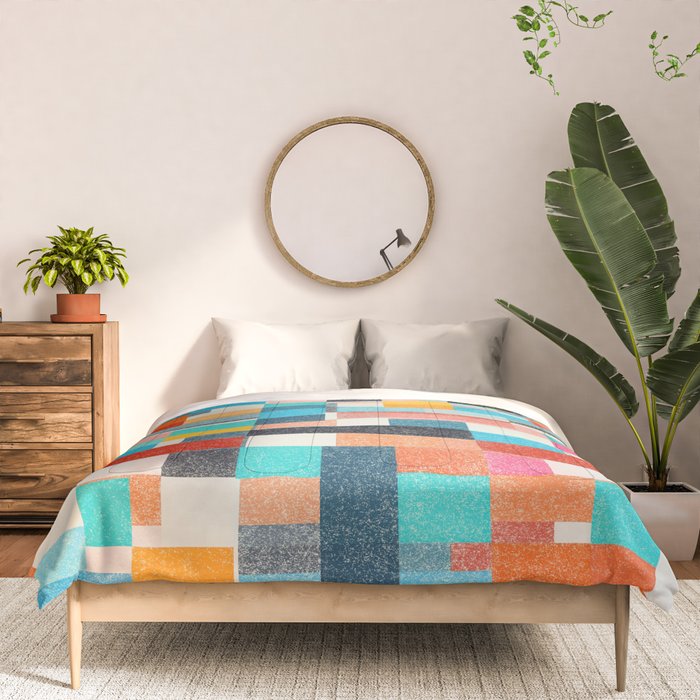 Colorful Retro Elements Comforter Gallery Image 3