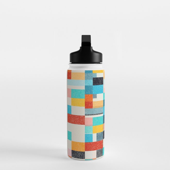 Colorful Retro Elements Water Bottle Gallery Image 3