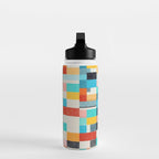Colorful Retro Elements Water Bottle Gallery Image 3