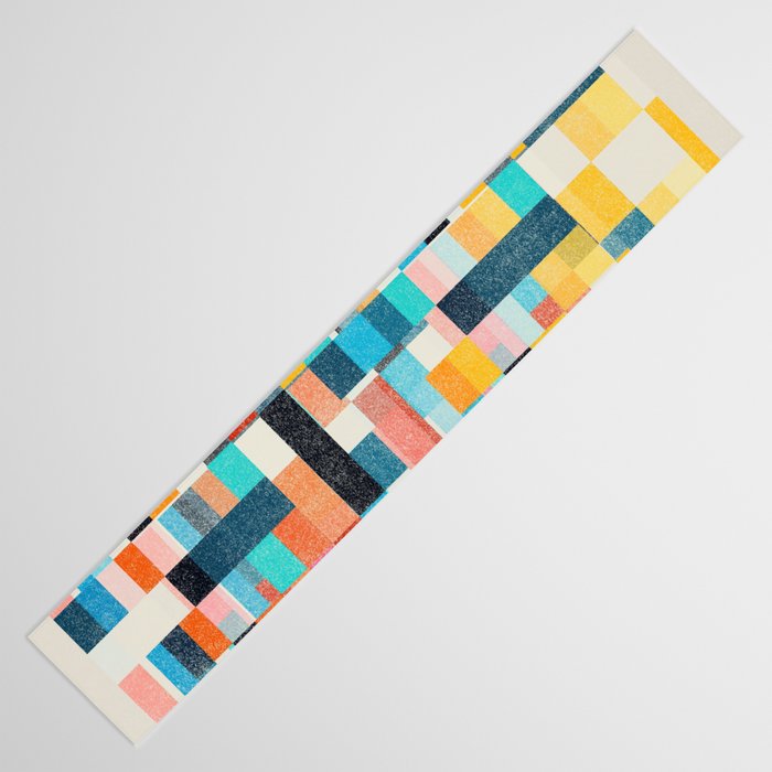 Colorful Retro Elements Table Runner Gallery Image 3