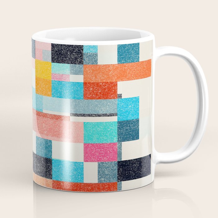 Colorful Retro Elements Coffee Mug Gallery Image 1