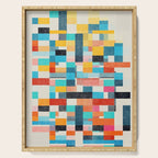 Colorful Retro Elements Serving Tray Gallery Image 1