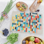 Colorful Retro Elements Cutting Board Gallery Image 2