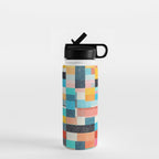 Colorful Retro Elements Water Bottle Gallery Image 1