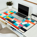 Colorful Retro Elements Desk Mat Gallery Image 2