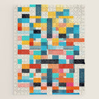 Colorful Retro Elements Jigsaw Puzzle Gallery Image 1