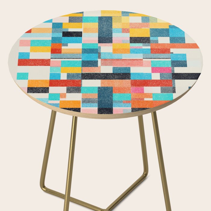 Colorful Retro Elements Side Table Gallery Image 2