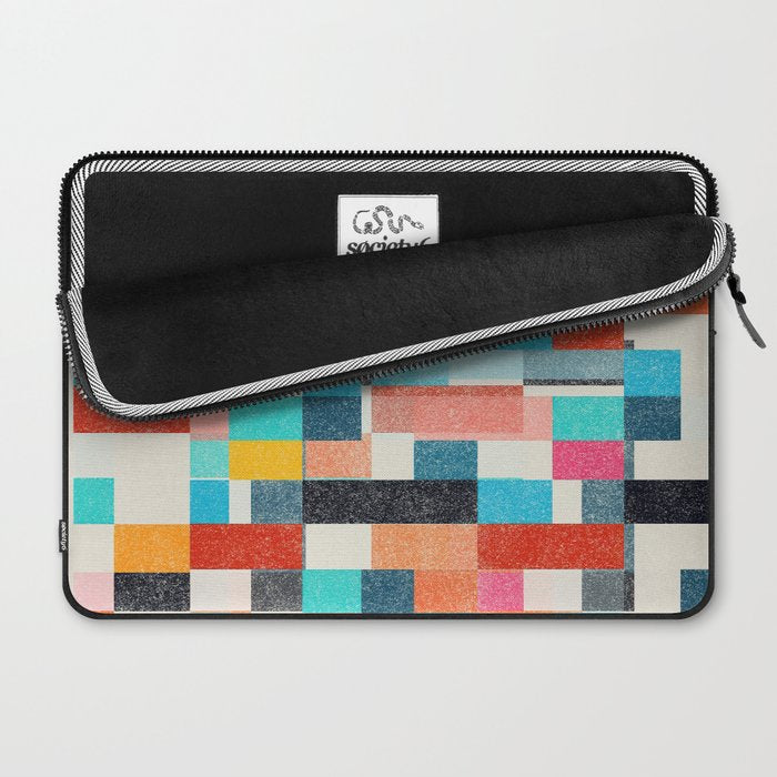 Colorful Retro Elements Laptop Sleeve Gallery Image 2