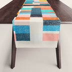 Colorful Retro Elements Table Runner Gallery Image 1