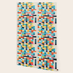 Colorful Retro Elements Wallpaper Gallery Image 2