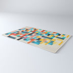 Colorful Retro Elements Rug Gallery Image 3