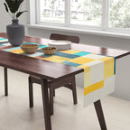 Colorful Retro Elements Table Runner Gallery Image 2