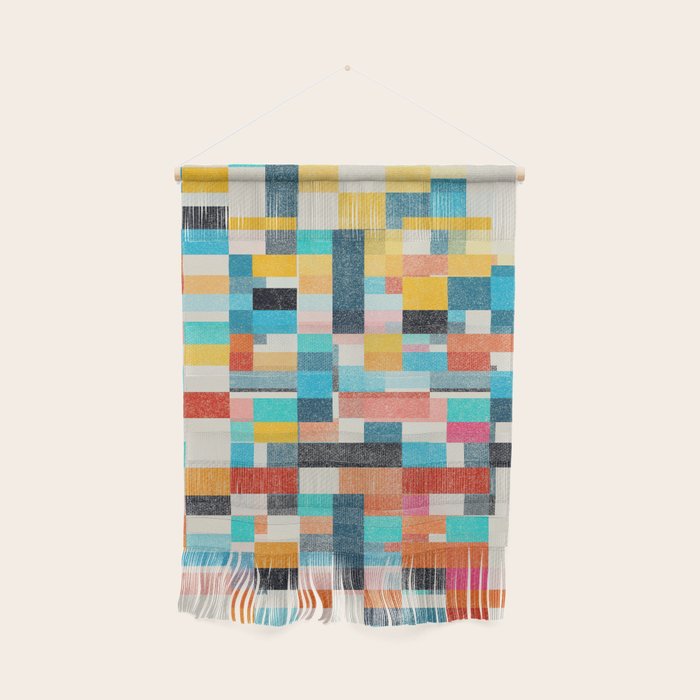 Colorful Retro Elements Wall Hanging Gallery Image 1