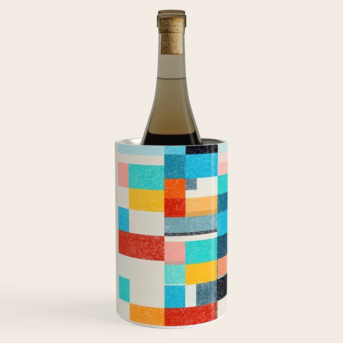Colorful Retro Elements Wine Chiller Gallery Image 2