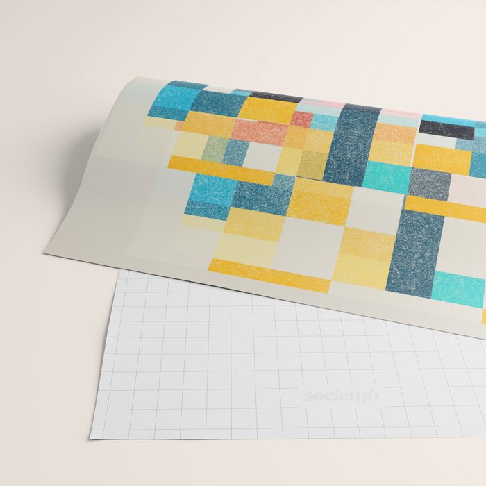Colorful Retro Elements Wrapping Paper Gallery Image 2