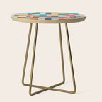Colorful Retro Elements Side Table Gallery Image 1