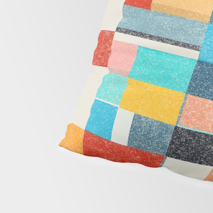 Colorful Retro Elements Pillow Sham Gallery Image 4