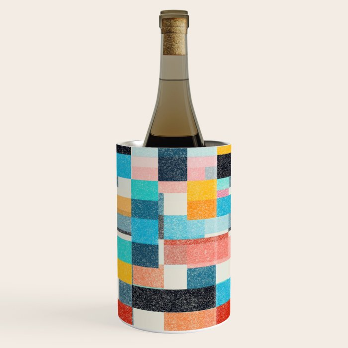 Colorful Retro Elements Wine Chiller Gallery Image 1