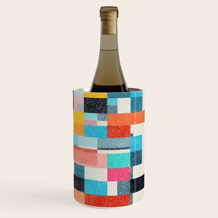 Colorful Retro Elements Wine Chiller Gallery Image 3