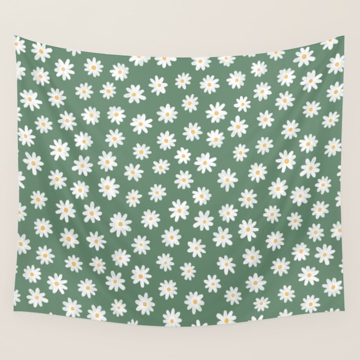 Daisy fields Wall Tapestry Gallery Image 1
