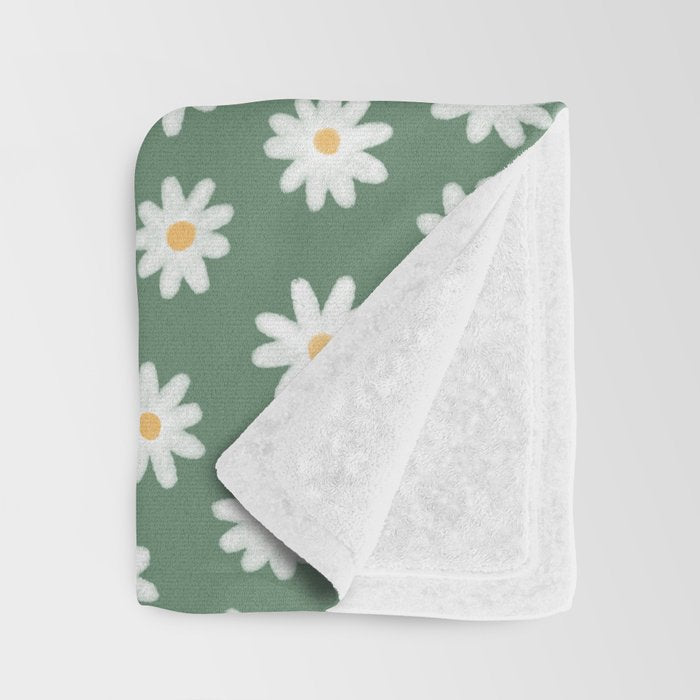 Daisy fields Throw Blanket Gallery Image 3