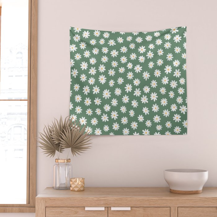 Daisy fields Wall Tapestry Gallery Image 2