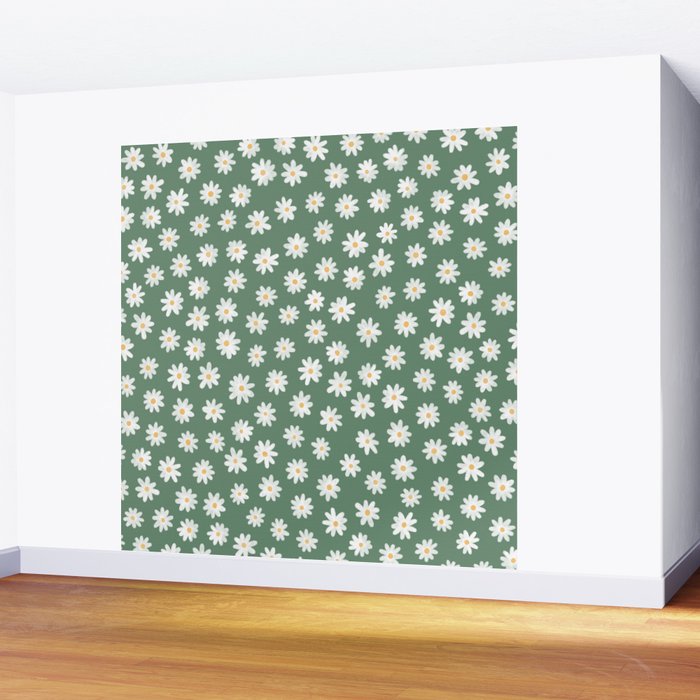 Daisy fields Wall Mural Gallery Image 2