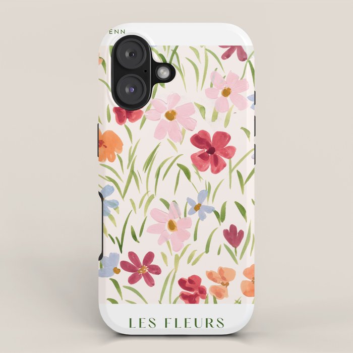 Floral Poster iPhone Case Gallery Image 1