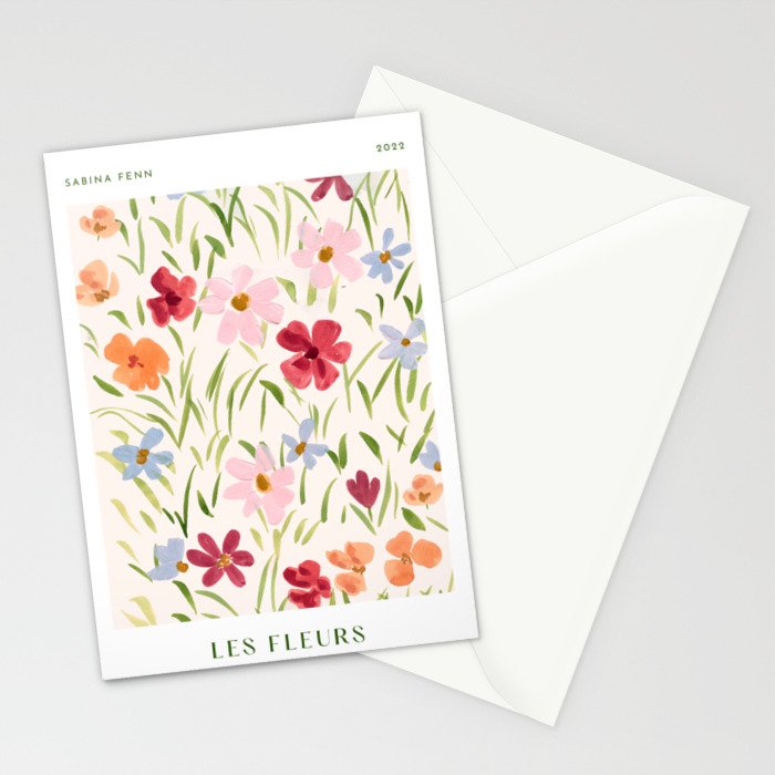 Floral Poster Stationery Card Gallery Image 2