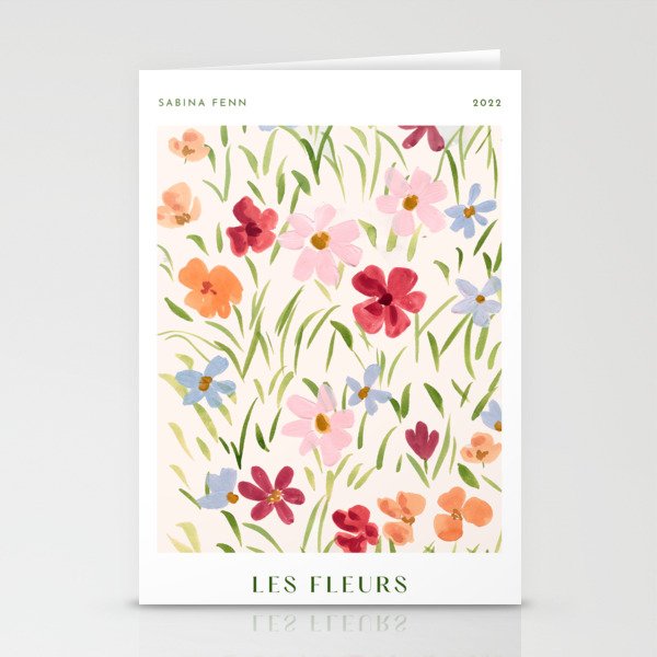 Floral Poster Stationery Card Gallery Image 1