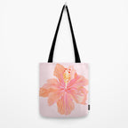 Hibiscus Flower Tote Bag Gallery Image 2