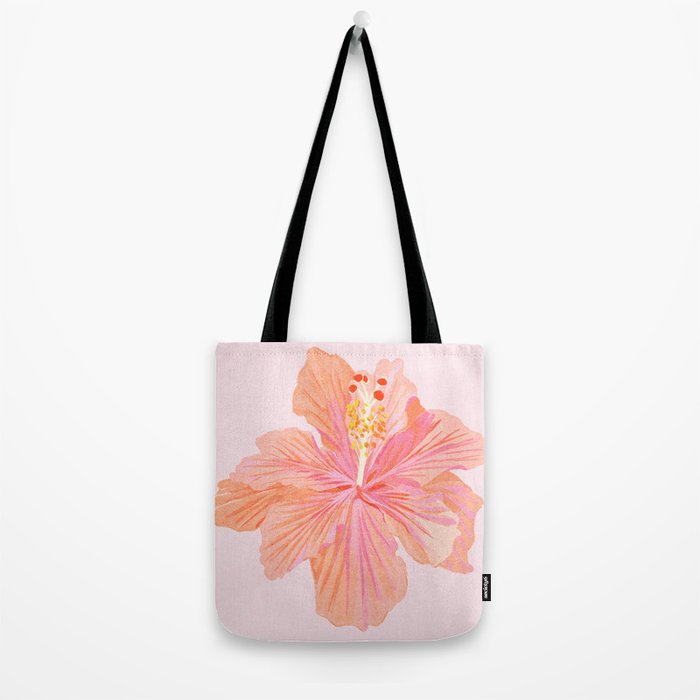 Hibiscus Flower Tote Bag Gallery Image 2