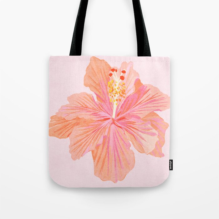 Hibiscus Flower Tote Bag Gallery Image 1