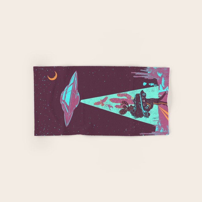DESERT UFO Bath Towel Gallery Image 1