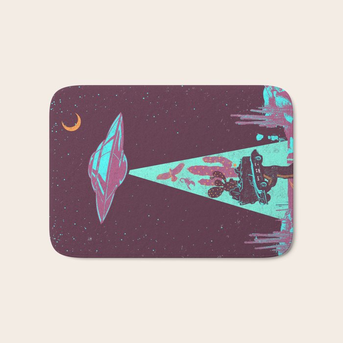 DESERT UFO Bath Mat Gallery Image 1